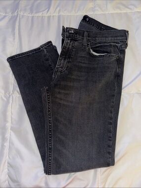 Hollister Men’s Straight Jeans - Charcoal Black Wash